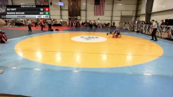 170 lbs Rr Rnd 2 - Eli Taft, The Asylum Black vs Mason Butler, Team Shutt Emperor Penguin