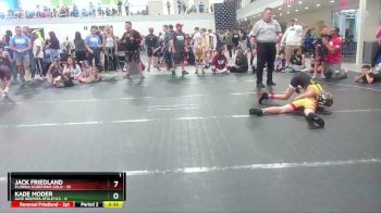 72 lbs Round 2 (10 Team) - Jack Friedland, Florida Scorpions Gold vs Kade Moder, Gate Keepers Athletics