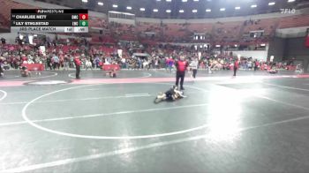 70 lbs 3rd Place Match - Charliee Nett, Dodgeville Mat Club vs Lily Stiklestad, Lancaster Wrestling Club
