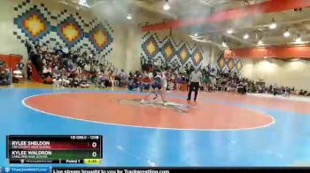 120 lbs Cons. Round 2 - Rylee Sheldon, Tri-County High School vs Kylee Waldron, Lakeland High School