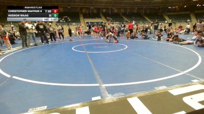 55 lbs Rr Rnd 3 - Christopher Waitkus II, Team Tulsa NDT vs Hudson Waag, Keystone Kids Wrestling Club