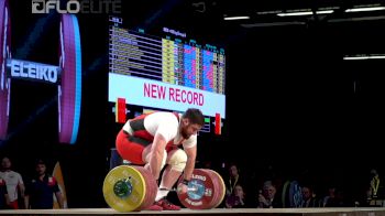 Lasha Talakhadze (GEO, +105) Sets New World Record Total With 257kg Clean & Jerk