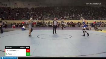 5A-160 lbs Semifinal - Nathan Sutterfield, Carl Albert vs Cohlson Peper, Sapulpa