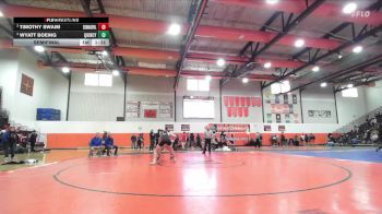 120 lbs Semifinal - Timothy Swaim, Edwardsville (H.S.) vs Wyatt Boeing, Quincy (Sr.)