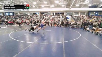 285 lbs Quarterfinal - Trayvn Boger, South Summit vs Jesus Lopez, American Leadership Academy