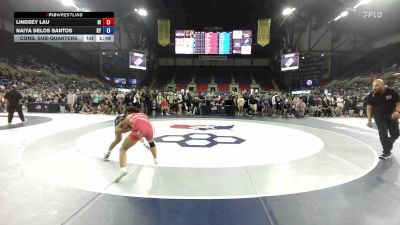 95 lbs Cons. Sub-quarters - Lindsey Lau, HI vs Naiya Delos Santos, KY