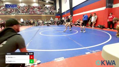 55 lbs Round Of 16 - Jack Arias, Owasso Takedown Club vs Rodger Solt, Sperry Wrestling Club