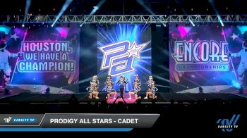 Prodigy All Stars - Cadet [2019 Youth - Medium 1 Day 1] 2019 Encore Championships Houston D1 D2
