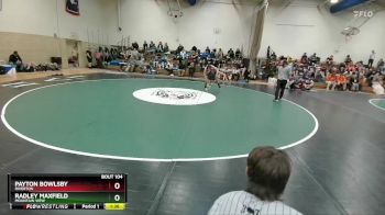 132A Quarterfinal - Radley Maxfield, Mountain View vs Payton Bowlsby, Riverton