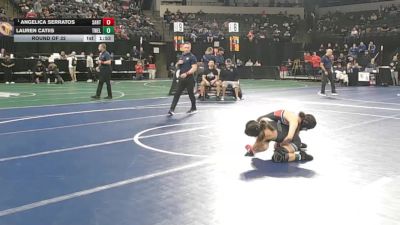 105 lbs Round Of 32 - Angelica Serratos, Santa Ana (SS) vs Lauren Catiis, Twelve Bridges (SJ)