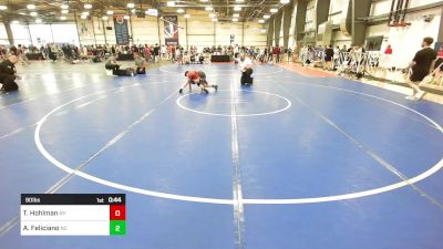 90 lbs Consi Of 32 #2 - Tyler Hohlman, NY vs Adrian Feliciano, NC