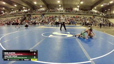 80 lbs Champ. Round 1 - Reid Austin, Columbia Wrestling Club-AAA vs Sawyer Wolk, Ste. Genevieve Youth Wrestling Club-AAA