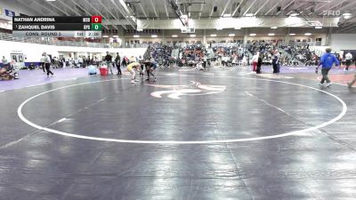 184 lbs Cons. Round 2 - Nathan Andrina, Montana State-Northern vs Zahquel Davis, Brewton-Parker (GA)
