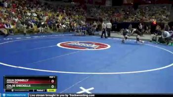 110 lbs Cons. Round 3 - Julia Donnelly, Washington vs Chloe Sheckells, Staley
