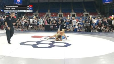 88 lbs Champ. Rd Of 16 - Ryker Rollans, Nevada vs Keian Linnell, Utah