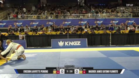 Ericson Lafayette Perkins vs Maddox James Satomi Fujimoto 2026 Pan Kids Jiu-Jitsu IBJJF Championship