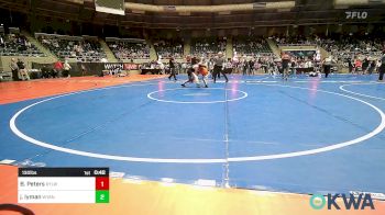 130 lbs Quarterfinal - Bowdrie Peters, Roland Youth League Wrestling vs Jared Lyman, Wyandotte Youth Wrestling