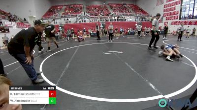 70-73 lbs Rr Rnd 3 - Kah'til Tillman Counts, Standfast vs Wade Alexanader, Bridge Creek Youth Wrestling