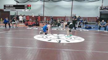 126 lbs Final - Jisup Shin, Weston vs Nick Desisto, Tewksbury