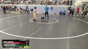 84 lbs Cons. Round 2 - Cade Morgan, Bethel Freestyle Wrestling Club vs Landon Lowery, Interior Grappling Academy