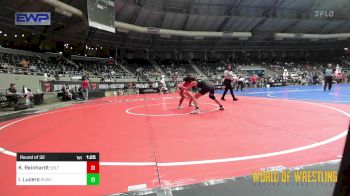 115 lbs Round Of 32 - Isaac Lucero, Big Game Wrestling Club vs Karson Reinhardt, Sebolt Wrestling Academy