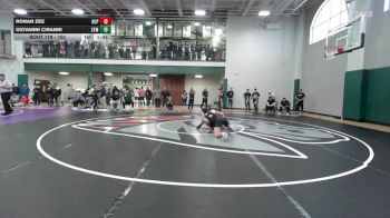150 lbs Champ. Round 2 - Giovanni Ciranni, St. Mark`s vs Ronan Zee, Benedictine College Prep