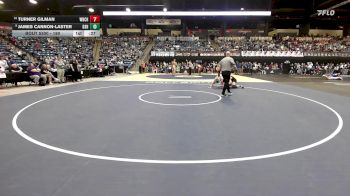 190 lbs Cons. Round 2 - Turner Gilman, Wichita-Bishop Carroll HS vs James Cannon-Laster, De Soto HS