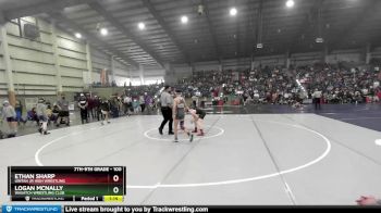 100 lbs 1st Place Match - Ethan Sharp, Uintah Jr High Wrestling vs Logan McNally, Wasatch Wrestling Club