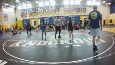 110 lbs Round 4 (6 Team) - Hananeel Gregoire, SOWA vs Peyton Rego, The Outsiders