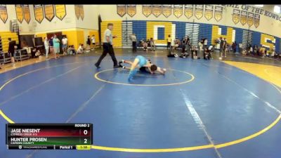 132 Gold Round 2 - JASE NIESENT, Cypress Creek H S vs Hunter Prosen, Camden County