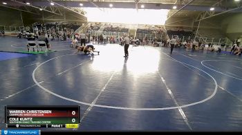 115-120 lbs Round 1 - Cole Kuntz, Southern Idaho Training Center vs Warren Christensen, Champions Wrestling Club