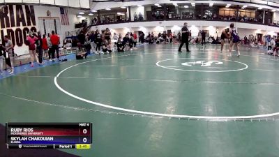 160A Cons. Round 4 - Skylah Chakouian, Elmira vs Ruby Rios, McKendree University