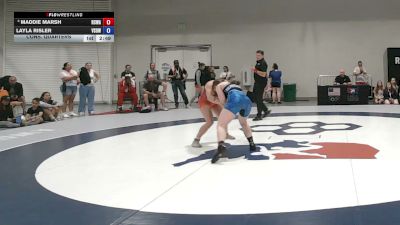 140 lbs Cons. Quarters - Maddie Marsh, Red Cobra Wrestling Academy vs Layla Risler, Victory School Of Wrestling