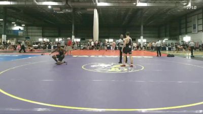 165 lbs Champ. Round 2 - Mikah Brown, James Island Charter High Scho vs Rocco Zagorites, Scanlan Wrestling Academy