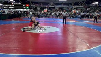 6A 138 lbs Cons. Round 2 - Caleb Utley, Muscle Shoals vs Elijah Wilson, Pell City