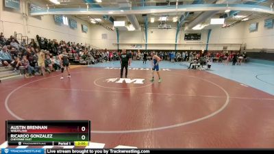 120-121 lbs Round 3 - Austin Brennan, Wheatland vs Ricardo Gonzalez, Cheyenne East