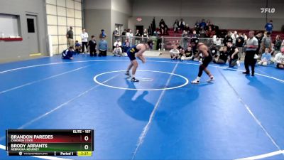 157 lbs Quarterfinal - Brody Arrants, Nebraska-Kearney vs Brandon Paredes, Chadron State