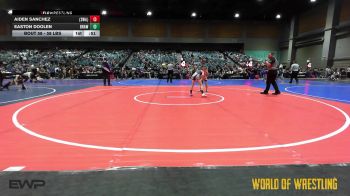 58 lbs Consi Of 8 #2 - Aiden Sanchez, Sanderson Wrestling Academy vs Easton Doolen, Brawler Elite