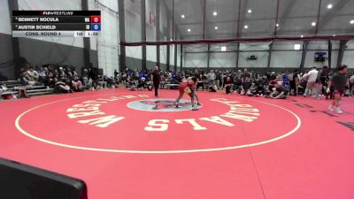 16U Boys FS - 132 lbs Cons. Round 4 - Bennett Nocula, WA vs Austin Schield, ID