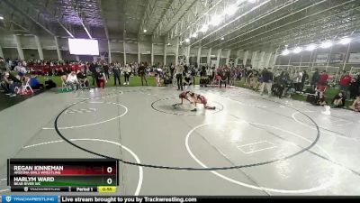 80 lbs Semifinal - Regan Kinneman, Arizona Girls Wrestling vs Harlym Ward, Bear River WC