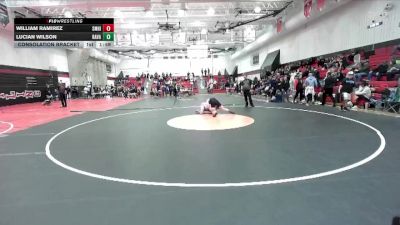 150 lbs Consolation Bracket - William Ramirez, Smoky Hill vs Lucian Wilson, Ralston Valley