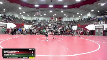 54-59 lbs Cons. Round 1 - Ayden Myers, Southern Indiana Wrestling vs David Bowman Iv, Bulldog Premier WC