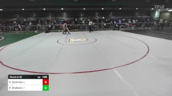 113 lbs Round Of 32 - Revin Dickman, IN vs Raekwon Shabazz, CT