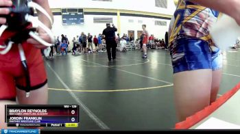 126 lbs Quarterfinal - Braylon Reynolds, Red Cobra Wrestling Academy vs Jordin Franklin, Panther Wrestling Club