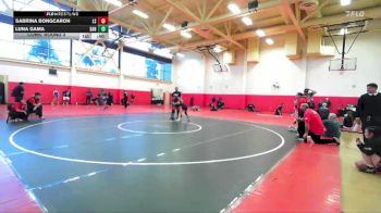 100 lbs Cons. Round 3 - Luna Gama, Sanger vs Sabrina Bongcaron, Lincoln, Stockton