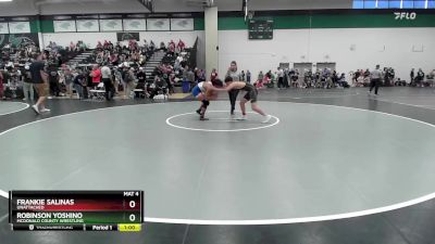 132 lbs Cons. Round 1 - Frankie Salinas, Unattached vs Robinson Yoshino, McDonald County Wrestling