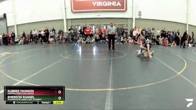 77-82 lbs Semifinal - Emerson Rangel, Powerhouse Wrestling Academy vs Aubree Mannon, Norton Wrestling Group