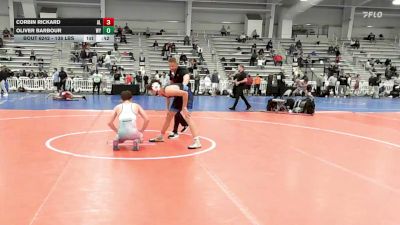 138 lbs Consi Of 32 #2 - Corbin Rickard, AL vs Oliver Barbour, WY