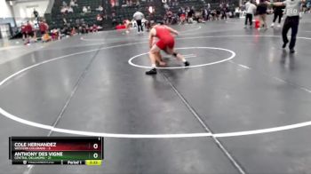 174 lbs Finals (2 Team) - Anthony Des Vigne, Central Oklahoma vs Cole Hernandez, Western Colorado