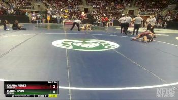 Girls 107 lbs Cons. Round 1 - Chiara Perez, Valencia vs Isabel Irvin, Artesia